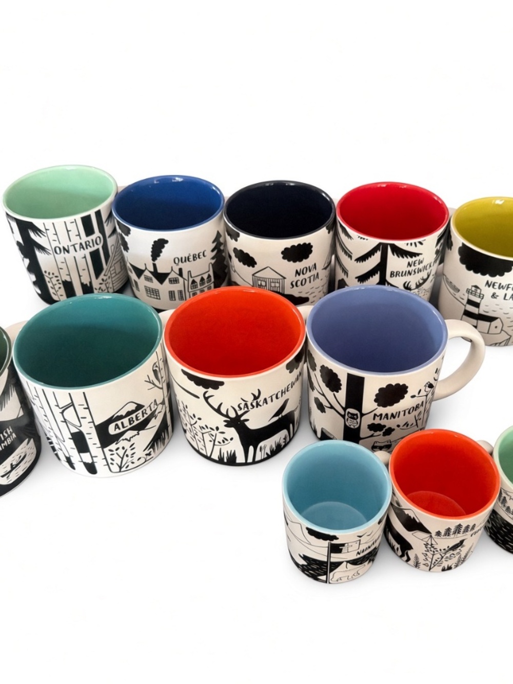 Indigo Provinces of Canada Mug Collection